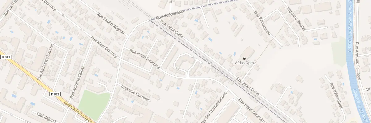 Plan du 15 Rue Henri Descoins à Agen