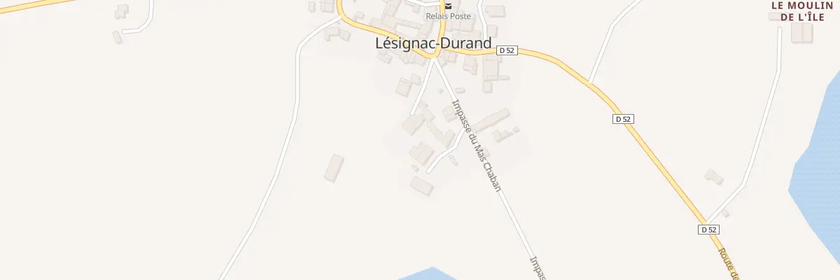 Plan du 5006 Le Bourg à Lésignac-Durand
