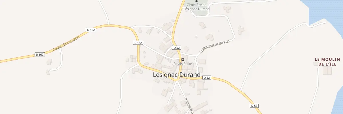 Plan du 5025 Le Bourg à Lésignac-Durand