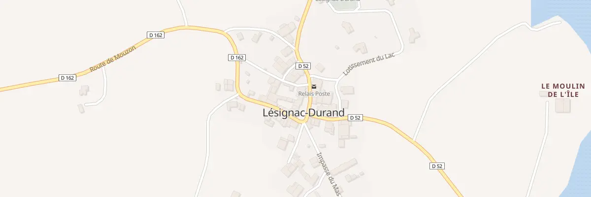 Plan du 5019 Le Bourg à Lésignac-Durand