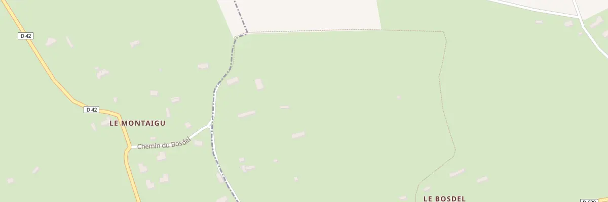 Plan du 8 Che du Montaigu à Saint-Léger-de-Rôtes