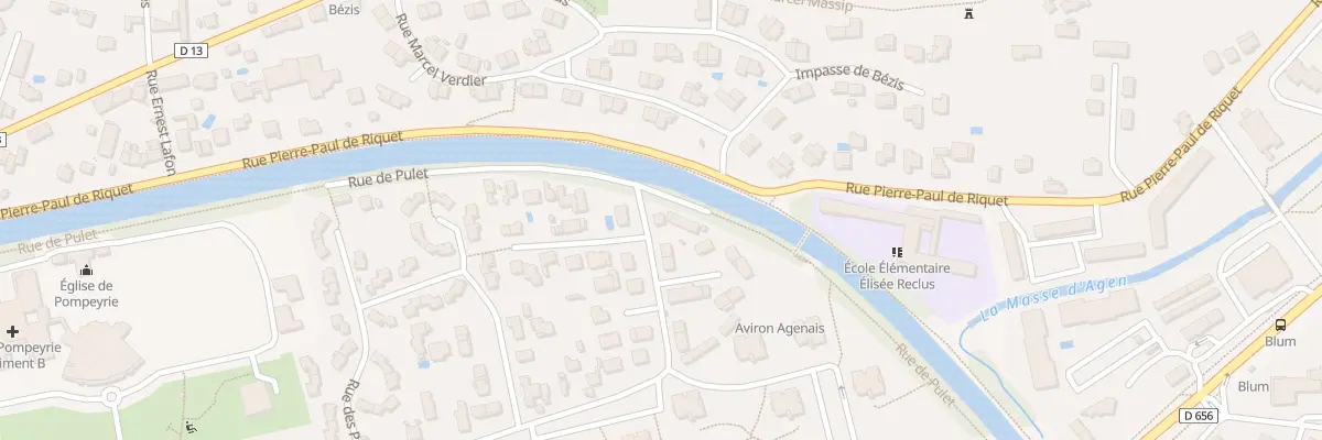 Plan du 104 Rue de Mamène à Agen