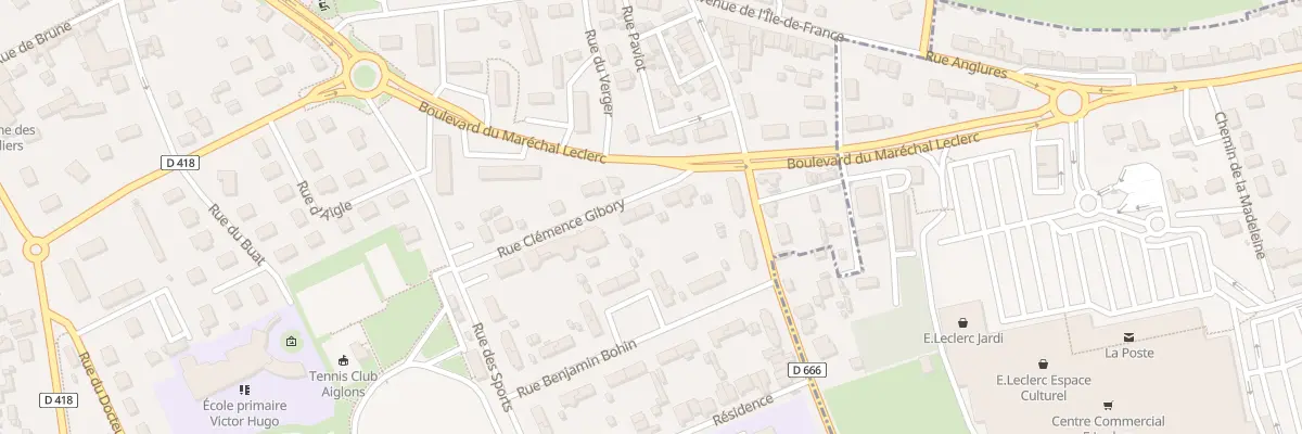 Plan du 5 Rue Clémence Gibory à L’Aigle
