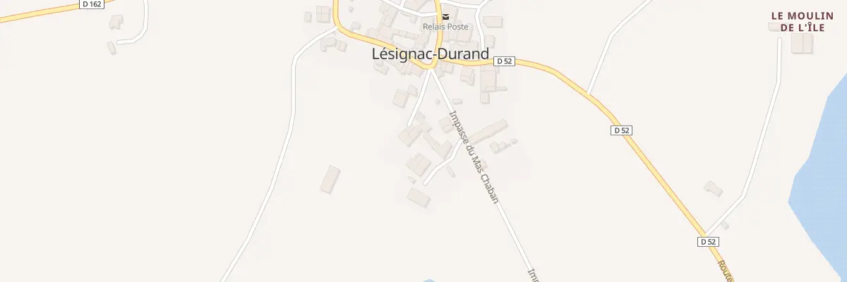 Plan du 5007 Le Bourg à Lésignac-Durand