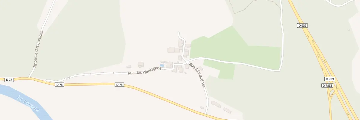 Plan du 385 Rue des Plantagenêt à Brantôme en Périgord