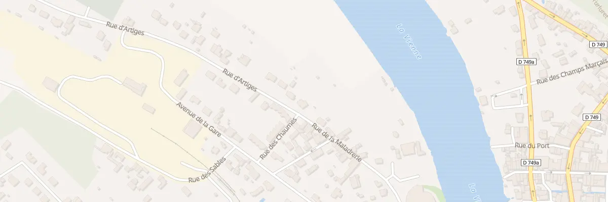 Plan du 2 Rue d’Artiges à Chauvigny