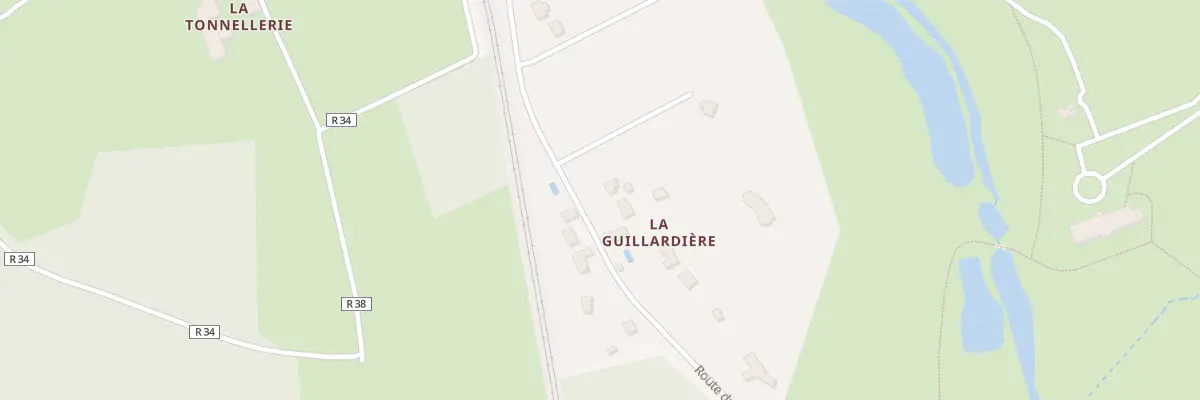 Plan du 204 La Guillardiere à Saint-Antoine-du-Rocher