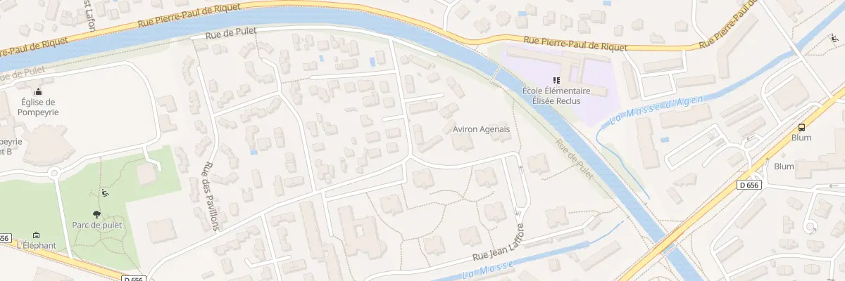 Plan du 4 Rue de Mamène à Agen