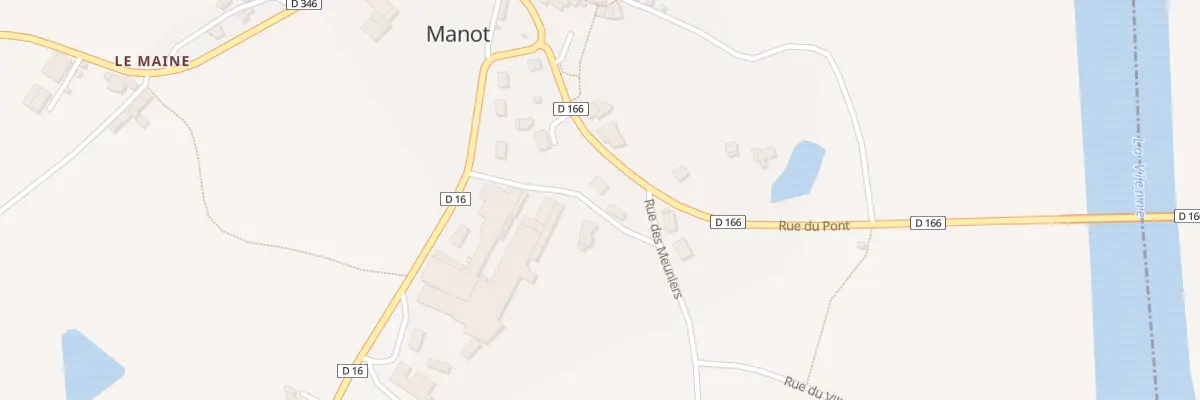 Plan du 1 Rue du Boucailloux à Manot