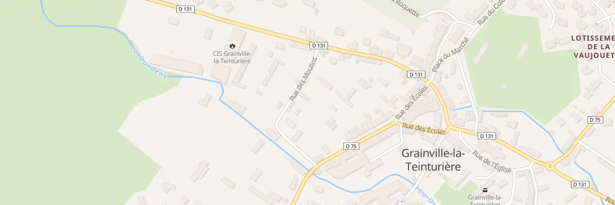 Plan du 8 Rue des Moulins à Grainville-la-Teinturière