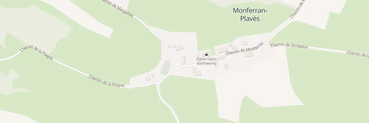 Plan du 5007 Village à Monferran-Plavès