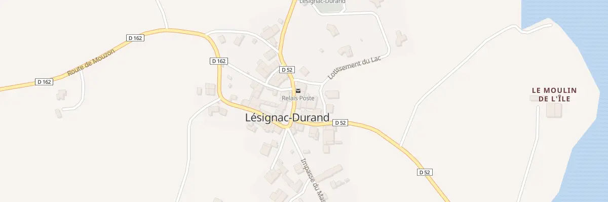 Plan du 5027 Le Bourg à Lésignac-Durand