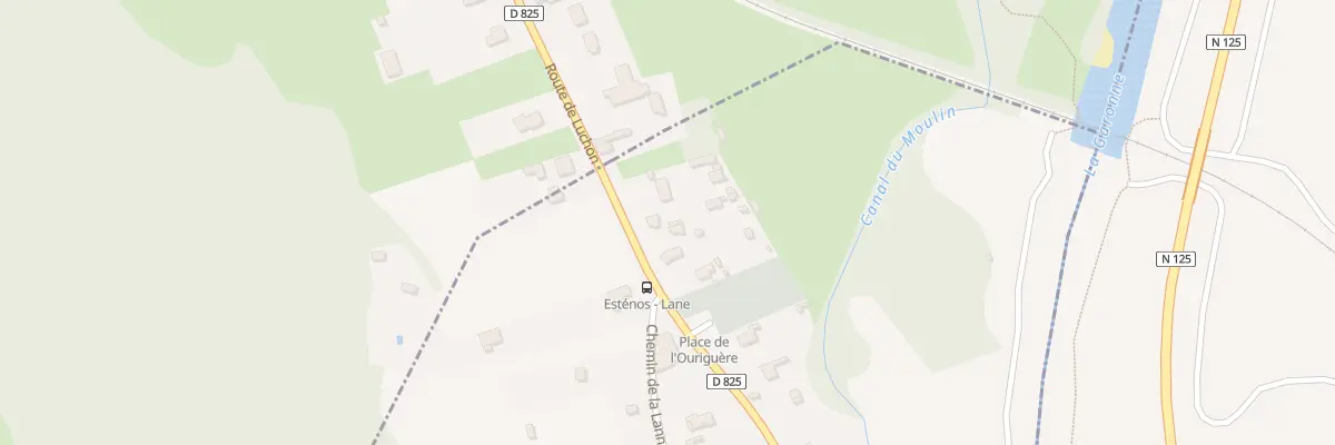 Plan du 6 Rte de Luchon à Esténos