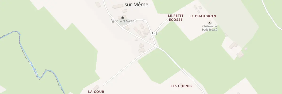 Plan du 6 Rue des Vignes à Souvigné-sur-Même