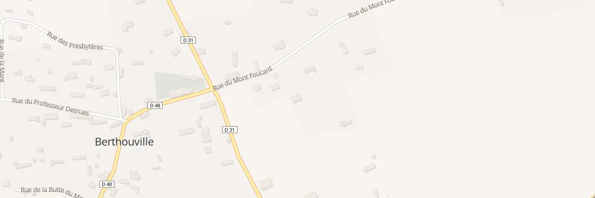 Plan du 100 Rue du Mont Foucard à Berthouville