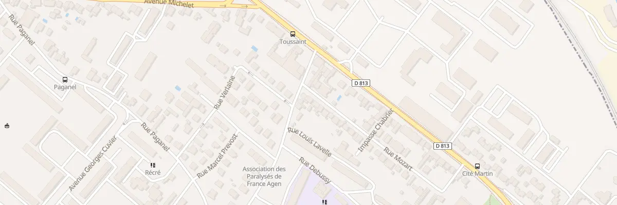 Plan du 319 Rue Mozart à Agen