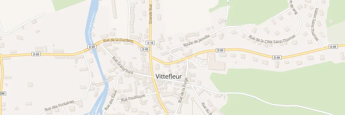Plan du 1 Rte de Janville à Vittefleur