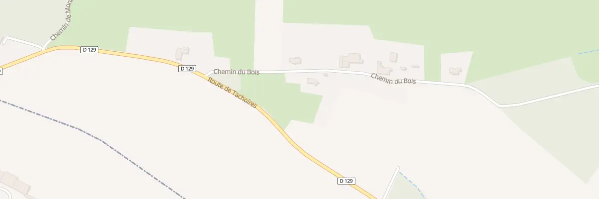 Plan du 198 Chem du Bois à Monferran-Plavès