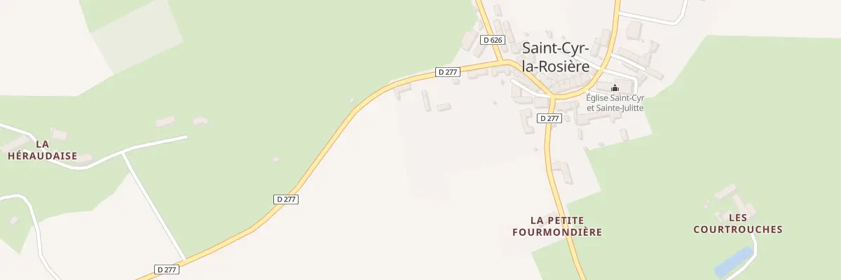 Plan du 7 Rue de la Scierie à Saint-Cyr-la-Rosière