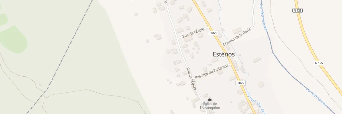 Plan du 3 Rue de l’Eglise à Esténos