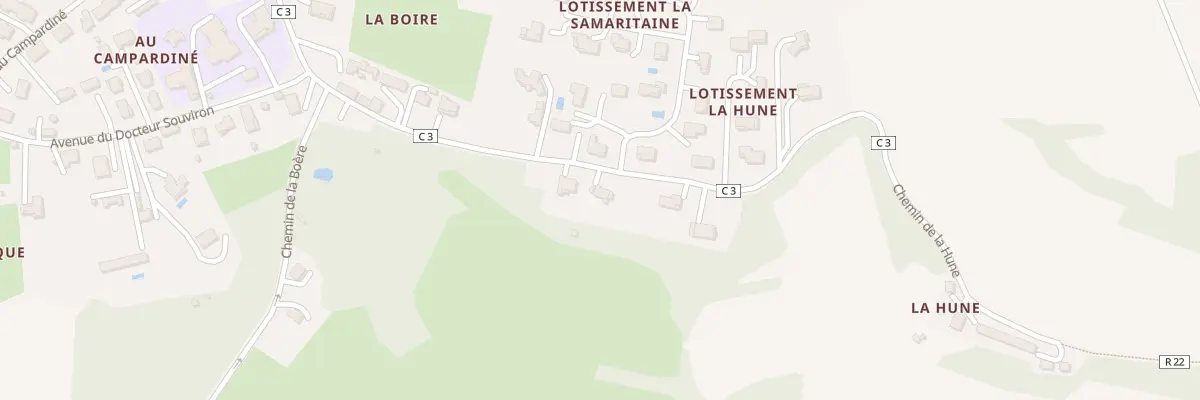 Plan du 4 Che de la Hune à Lectoure