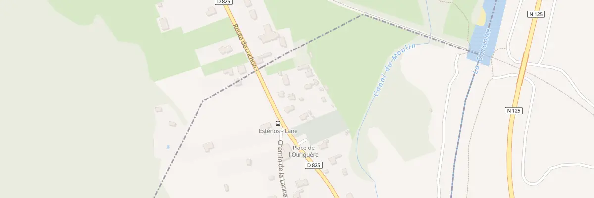 Plan du 8 Rte de Luchon à Esténos