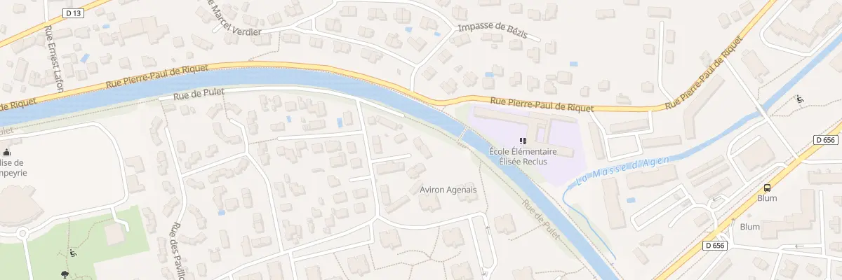 Plan du 60D Rue de Mamène à Agen
