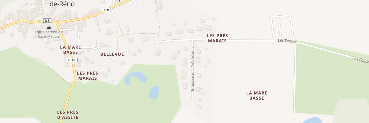 Plan du 4 Imp des Pres Marais à Saint-Mard-de-Réno