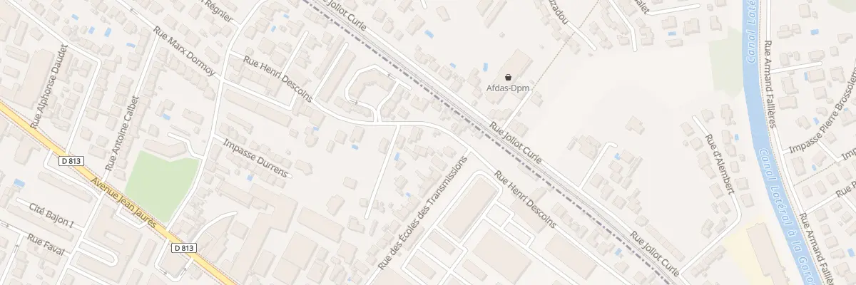 Plan du 34 Rue Henri Descoins à Agen
