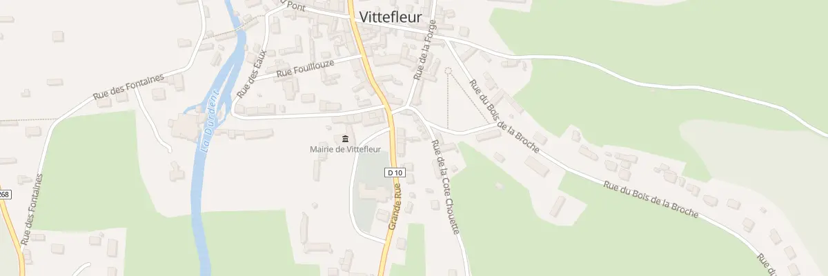 Plan du 18 Grande-rue à Vittefleur