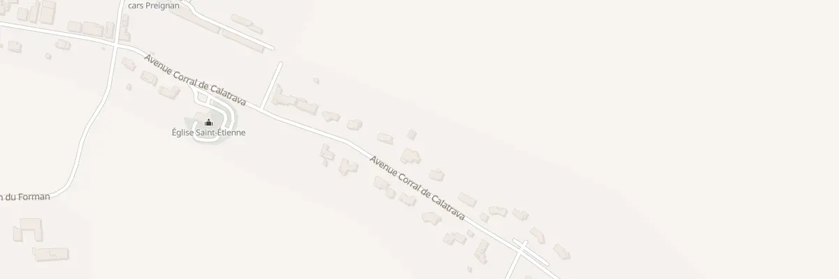 Plan du 15 Av Corral de Calatrava à Preignan