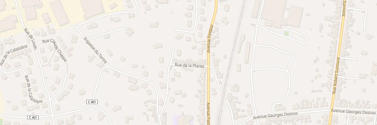 Plan du 8 Rue de la Plante à La Ferté-Bernard