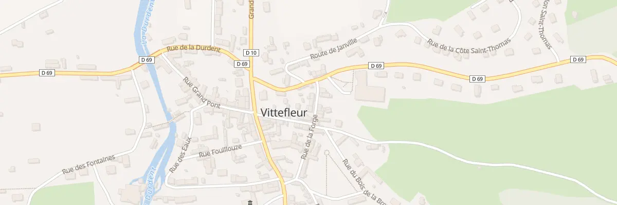 Plan du 10 Rue de la Forge à Vittefleur