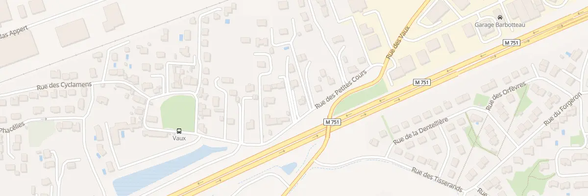 Plan du 25B Rue des Petites Cours à Joué-lès-Tours