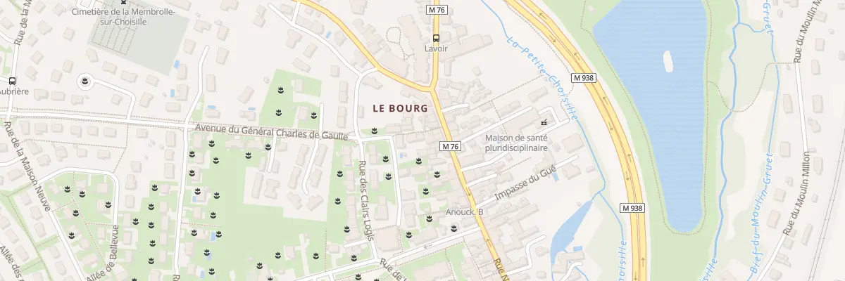 Plan du 38 Rue Nationale à La Membrolle-sur-Choisille