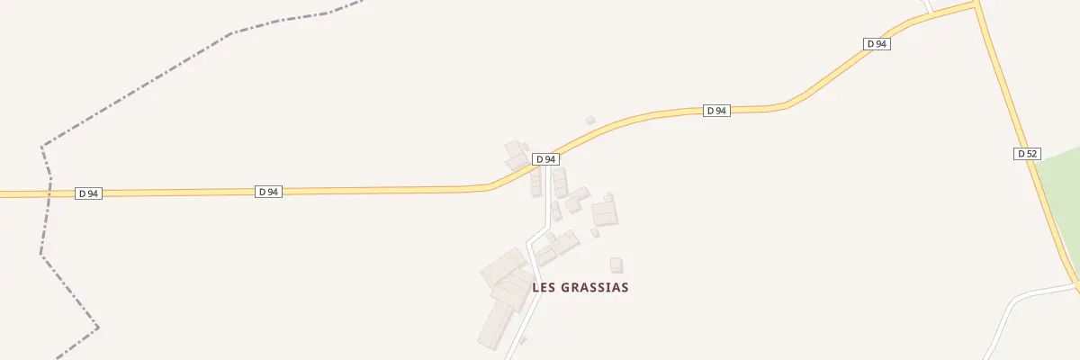 Plan du 3 Les Grassias à Massignac