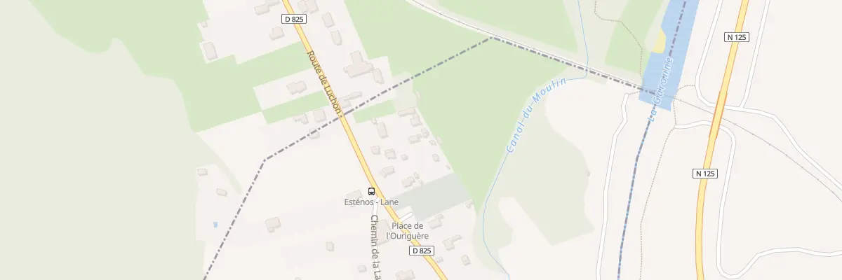 Plan du 4 Rte de Luchon à Esténos