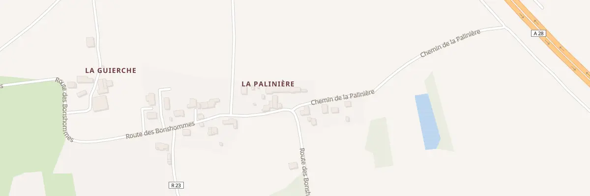 Plan du 53 La Paliniere à Saint-Antoine-du-Rocher