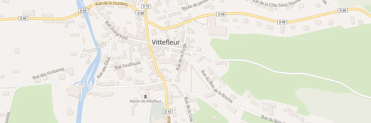 Plan du 7 Rue de la Forge à Vittefleur