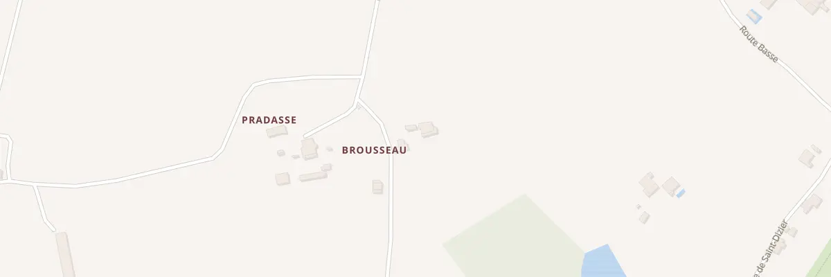 Plan du 33 Brousseau à Ferrensac