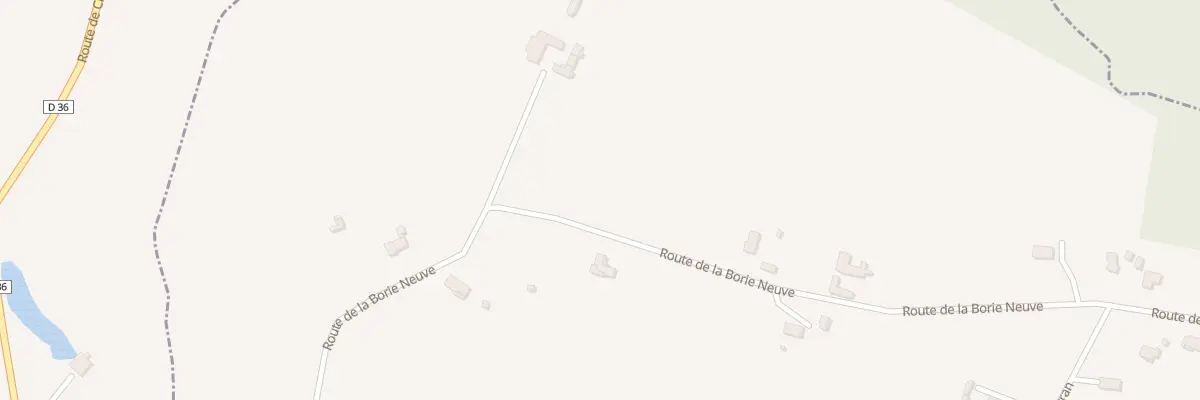Plan du 36 Rte de Borie Neuve à Saint-Capraise-de-Lalinde