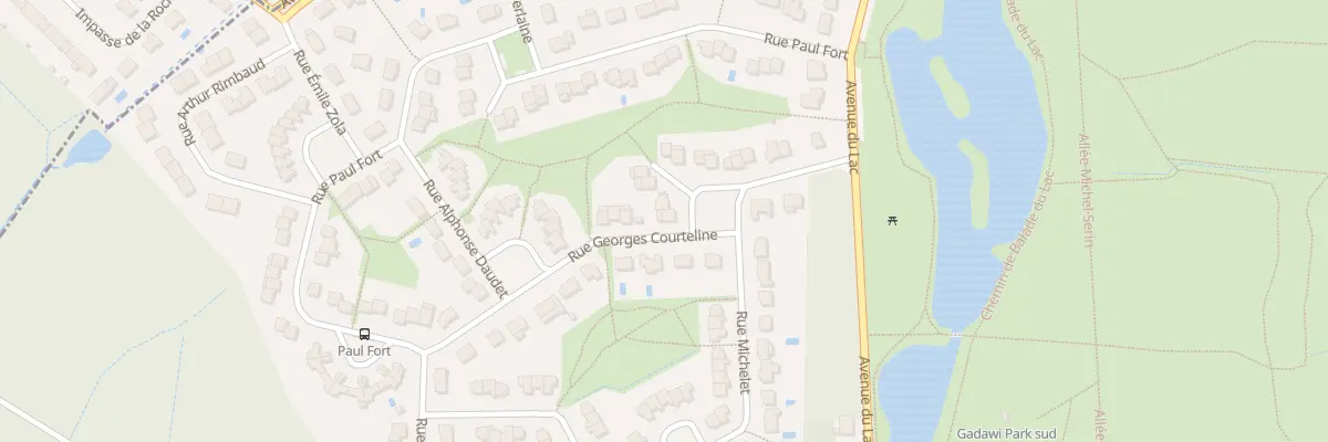 Plan du 25 Rue Georges Courteline à Joué-lès-Tours