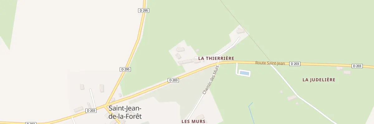 Plan du 3 La Therriere à Perche en Nocé
