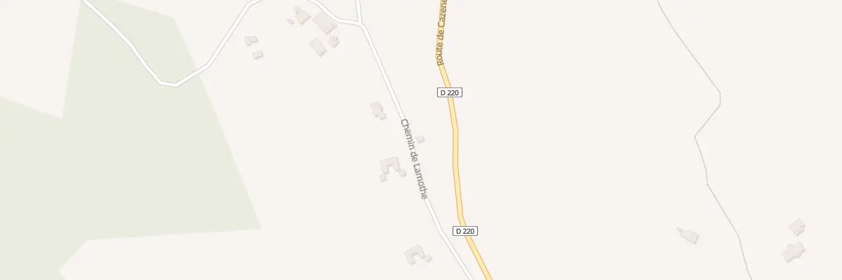 Plan du 312 Che de Lamothe à Sainte-Colombe-de-Villeneuve
