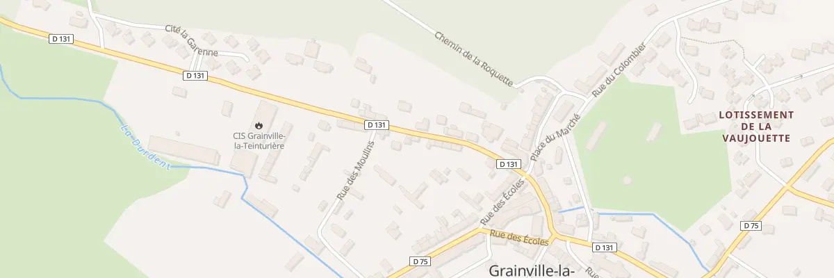 Plan du 19 Rte de l’Aube Rue à Grainville-la-Teinturière