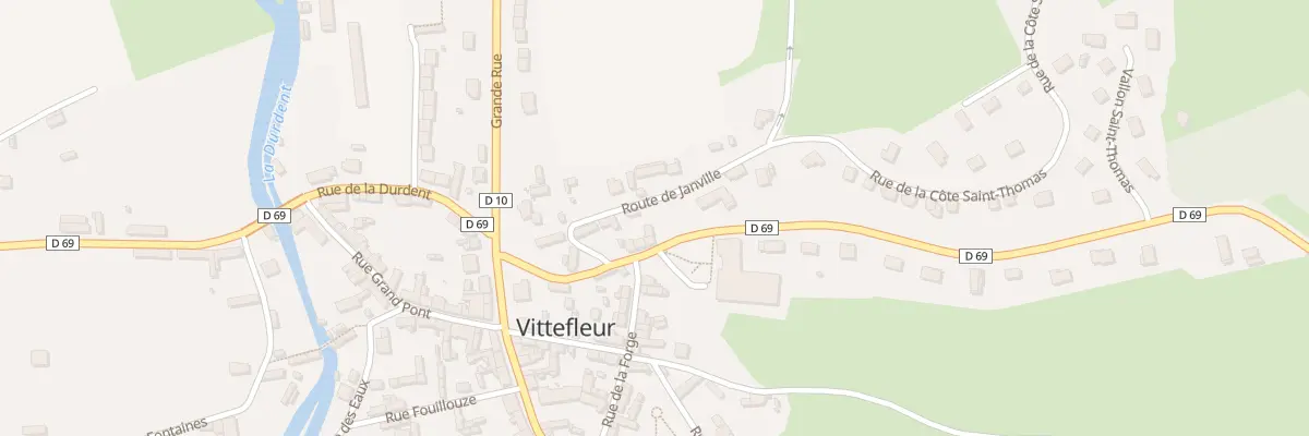 Plan du 3 Rue de Saint Riquier à Vittefleur