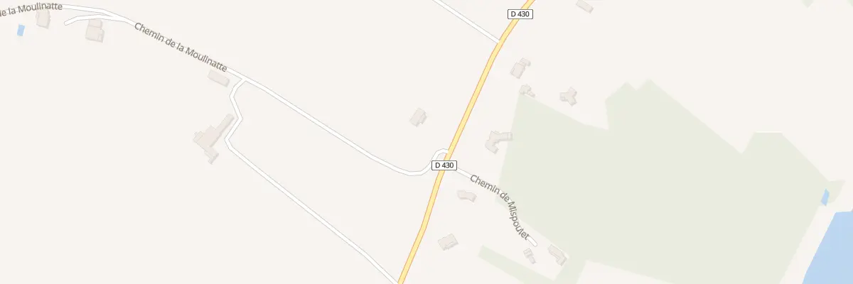Plan du 12 Che de la Moulinatte à Pailloles
