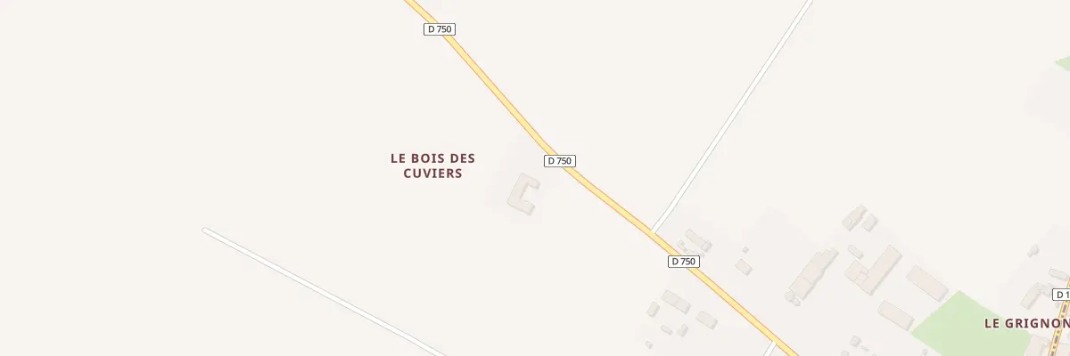 Plan du 80 Le Bois des Cuviers à La Celle-Saint-Avant