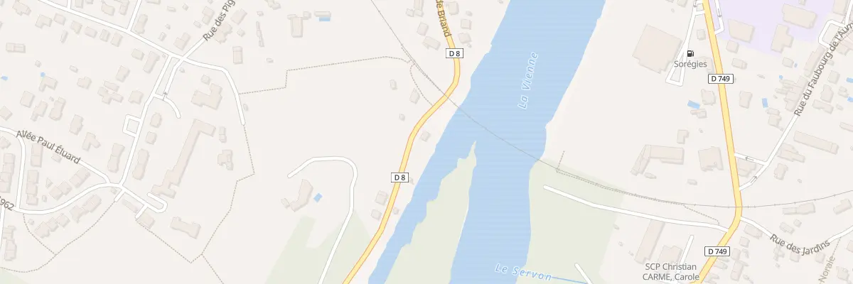 Plan du 53 Av Aristide Briand à Chauvigny