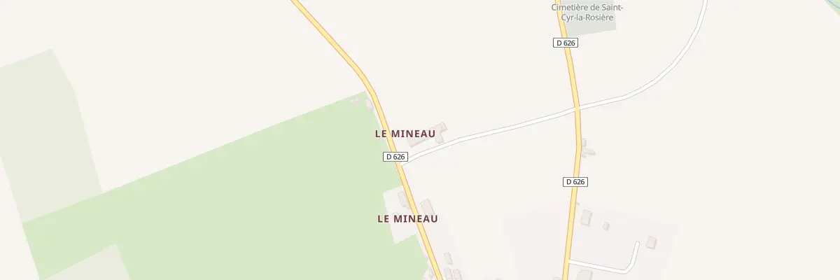 Plan du 38 Le Mineau à Saint-Cyr-la-Rosière